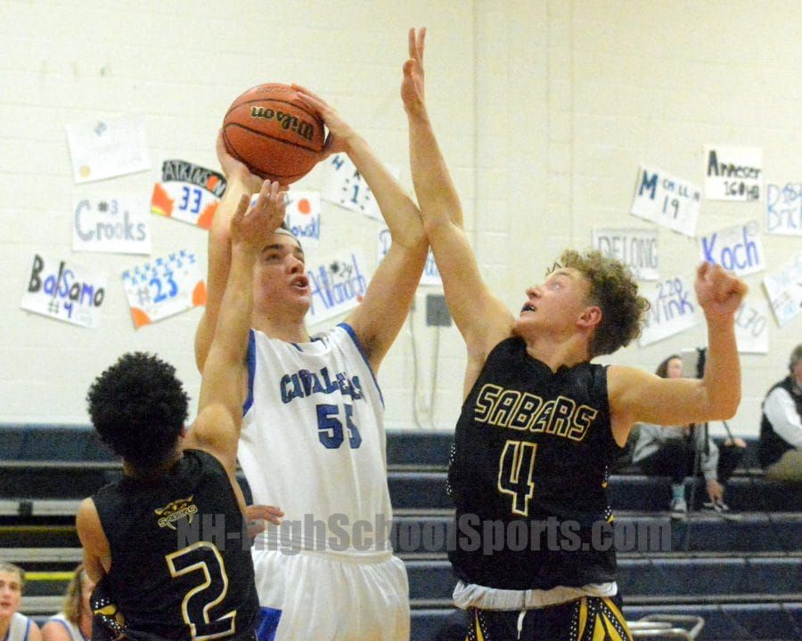 Souhegan boys basketball overcomes slow start to beat Hollis Brookline (video)