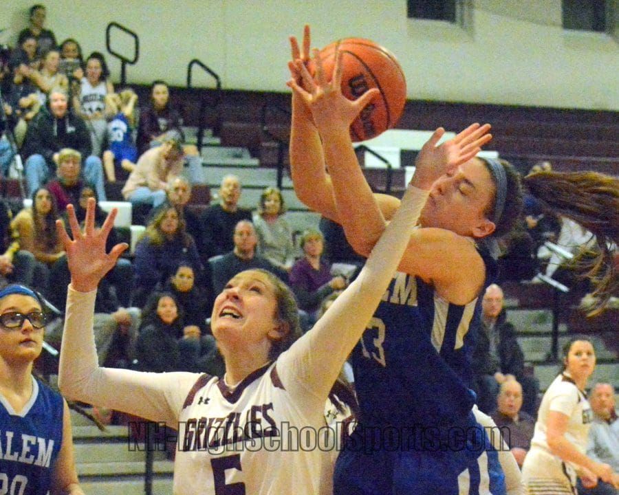 Salem girls basketball starts fast, holds off Goffstown to get win (video)