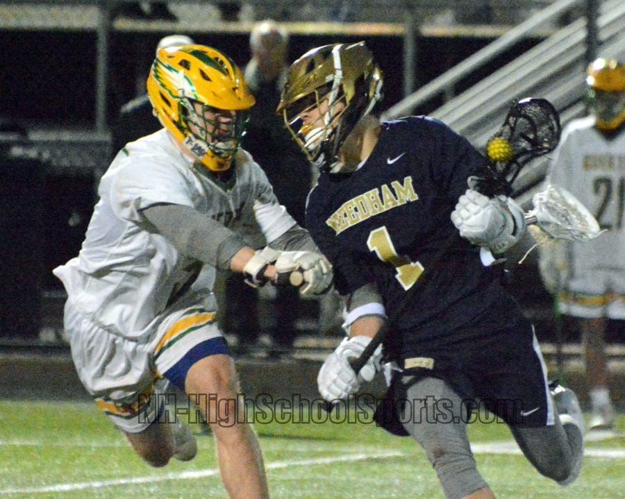 Comeback not enough as Bishop Guertin boys lacrosse falls to Needham (video)