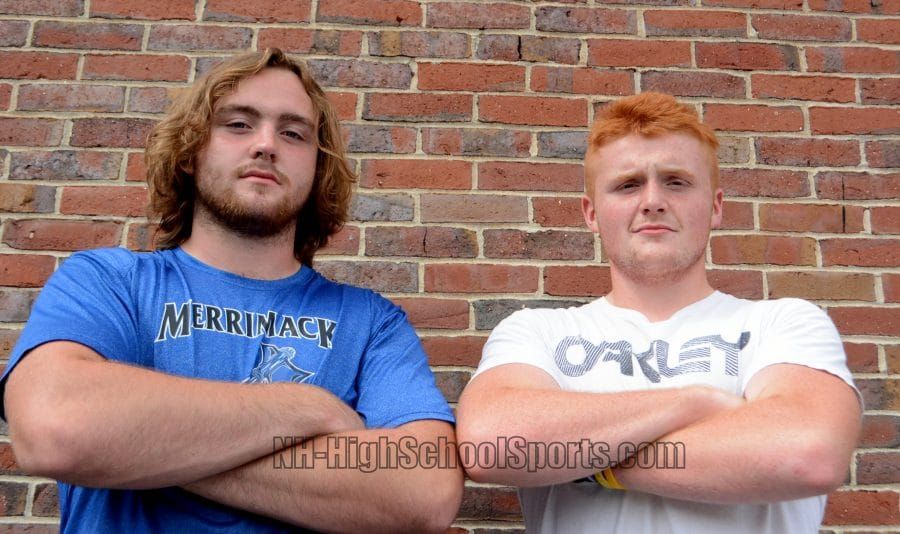 Camberlain, Griffin give Merrimack football pair of linemen it can build on