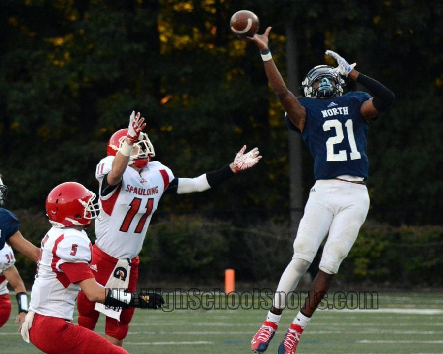 Nashua North football dominates on both sides of the ball to beat Spaulding