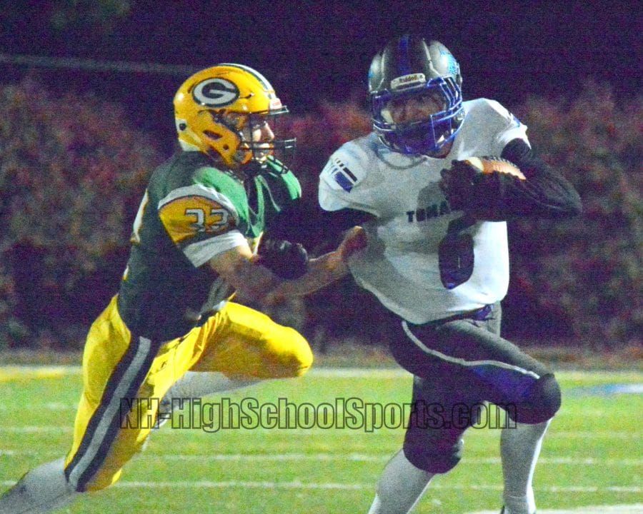 Merrimack football pulls away in second half for big win over Bishop Guertin (video)