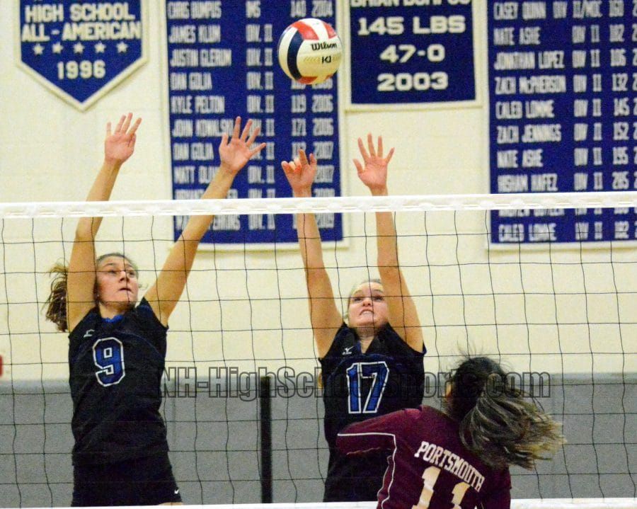 Hollis Brookline girls volleyball remains unbeaten with sweep of Portsmouth (video)