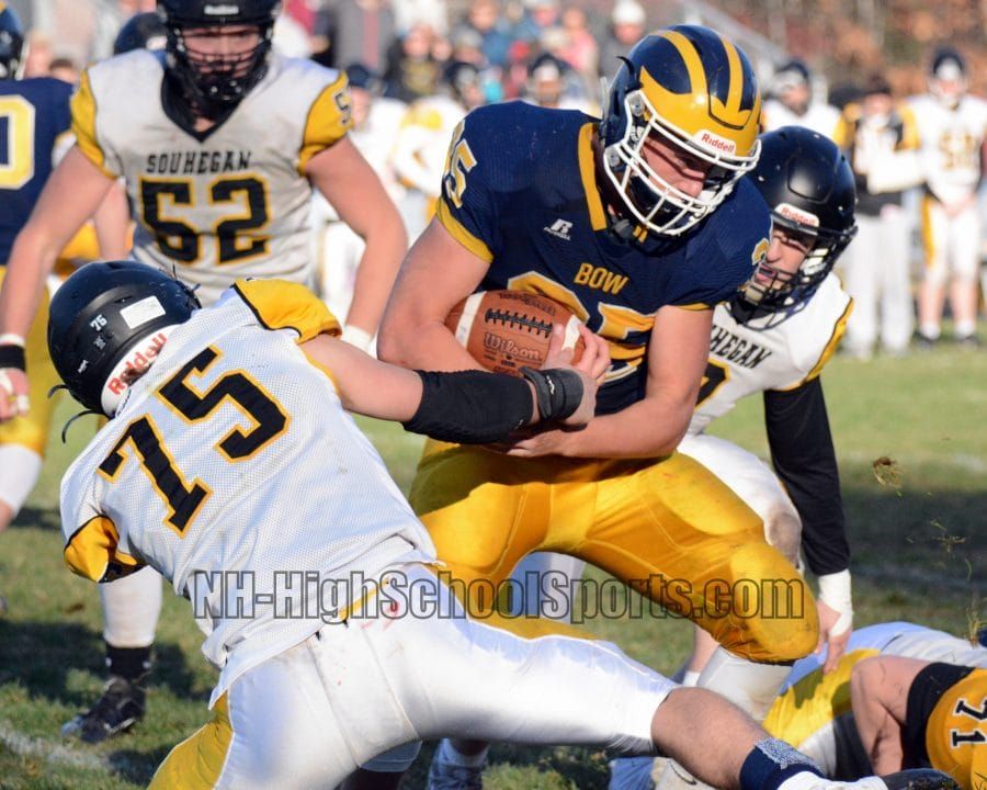 Fourth-quarter comeback helps Bow football beat Souhegan, complete undefeated regular season (video)