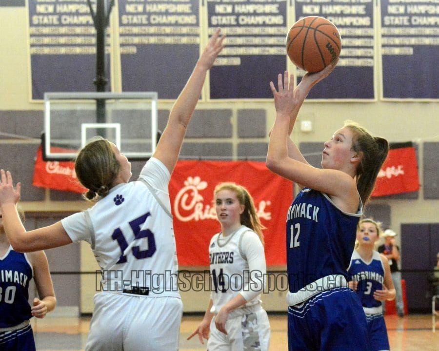 Merrimack girls basketball starts fast, beats Nashua South to win Chick-Fil-A Holiday Tournament title (video)