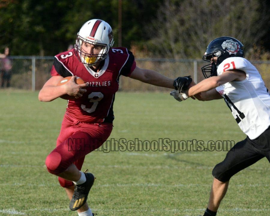 Goffstown football pulls away in second half to beat Bedford in D1 quarterfinals (video)