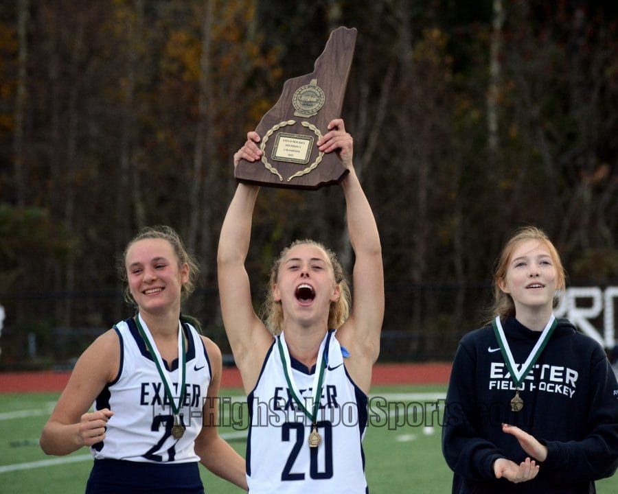 Exeter comes back late to beat Windham, capture D1 field hockey title (video)