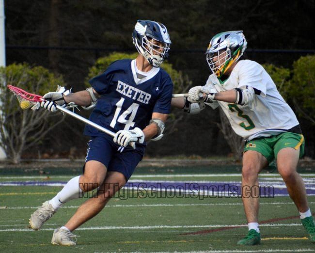 Bishop Guertin boys lacrosse bounces back with win over Exeter (video)