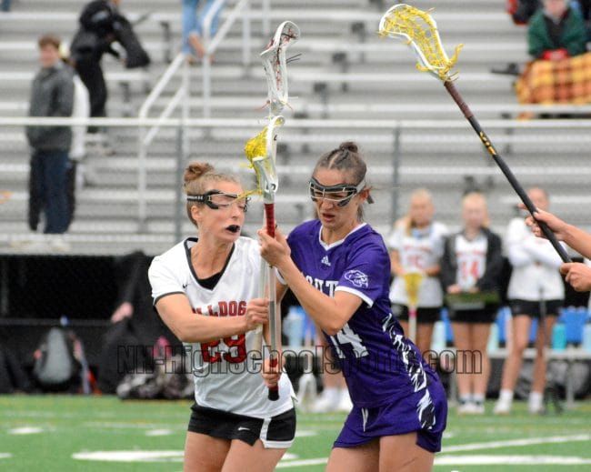 Bedford girls lacrosse returns to D1 final with shutout of Nashua South (video)