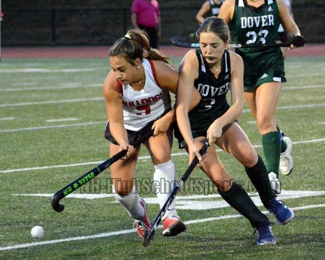Bedford field hockey rallies to finish in a tie with Dover (video)