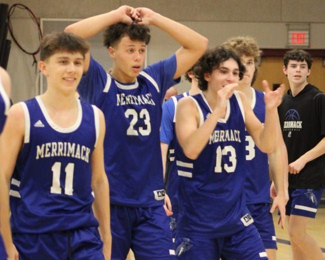 Monroe’s putback in double OT gives Merrimack boys basketball win over Winnacunnet