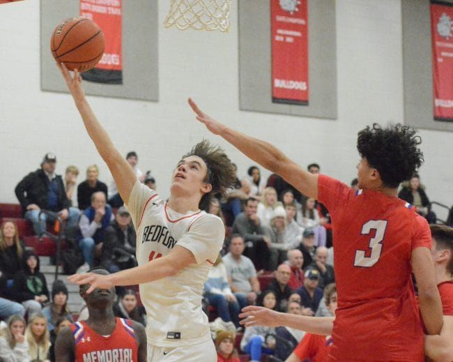 Bedford boys basketball survives for OT win against Manchester Memorial (video)