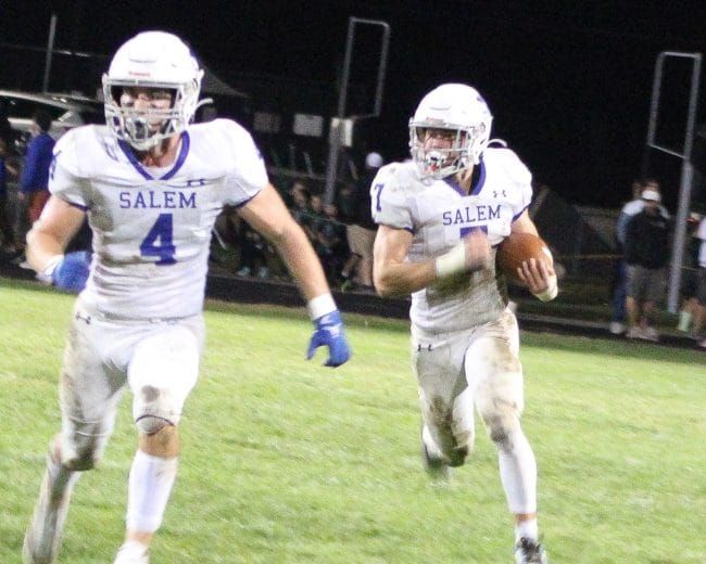 Todisco helps Salem football get back to business in win against Dover