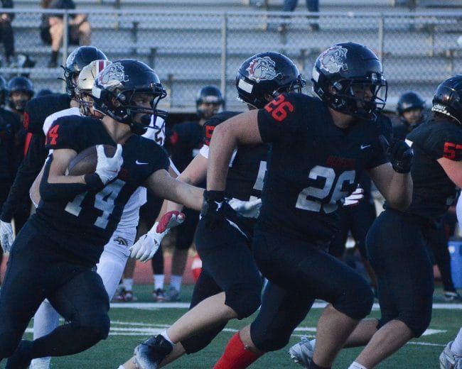 Score before halftime helped swing momentum Bedford football’s way