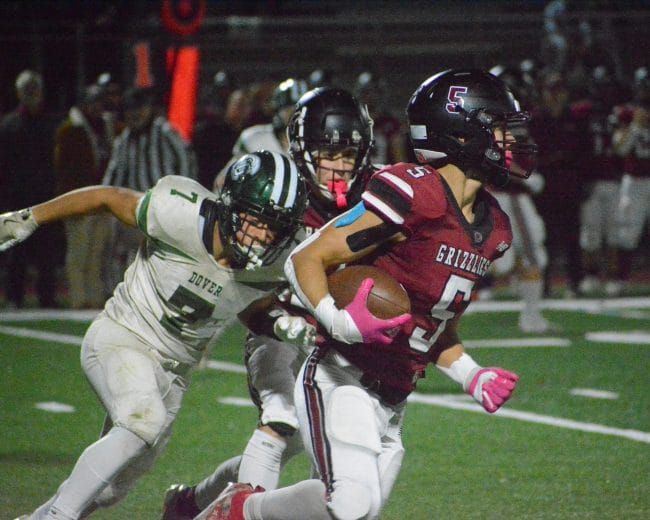 Goffstown football wraps up season with win against Dover (video)