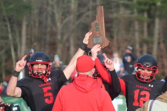 Campbell rolls past Inter-Lakes/Moultonborough to take D3 football title