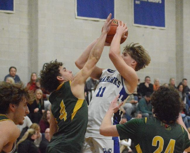 Bishop Guertin boys basketball cranks up defense in 4th to beat Merrimack (video)