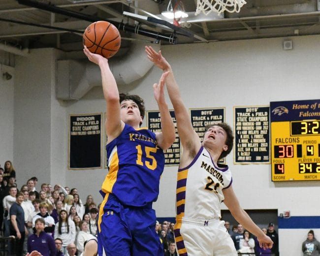 Kearsarge boys basketball starts fast, beats Mascoma Valley to reach D3 final (video)