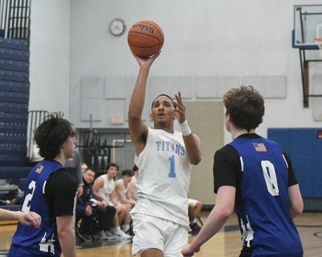 Nashua North boys basketball overcomes slow start to end with win over Merrimack (video)
