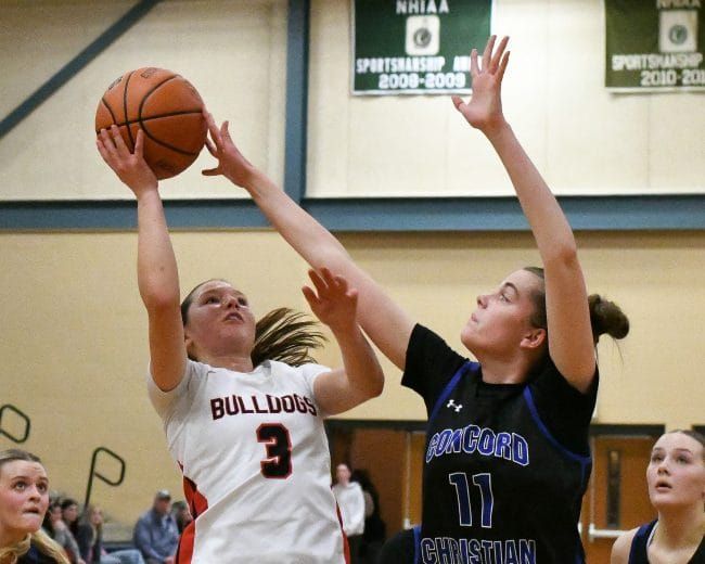 Bedford girls basketball starts fast to get past Concord Christian in D1 semis (video)