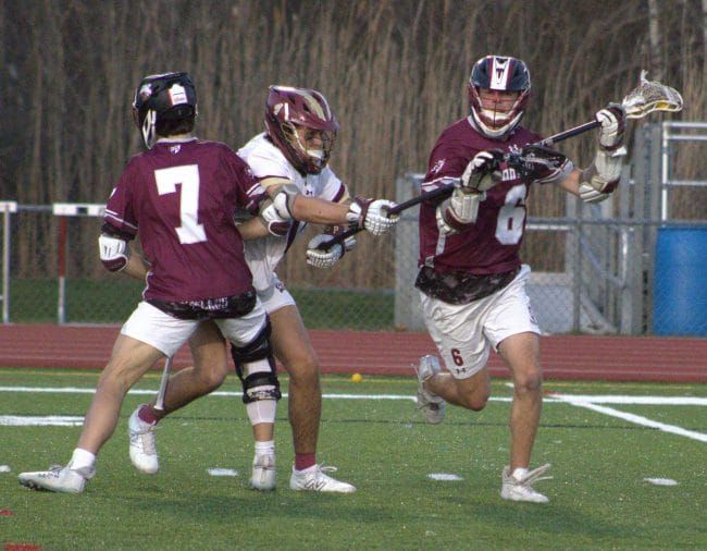 Derryfield boys lacrosse hangs on for win against Portsmouth