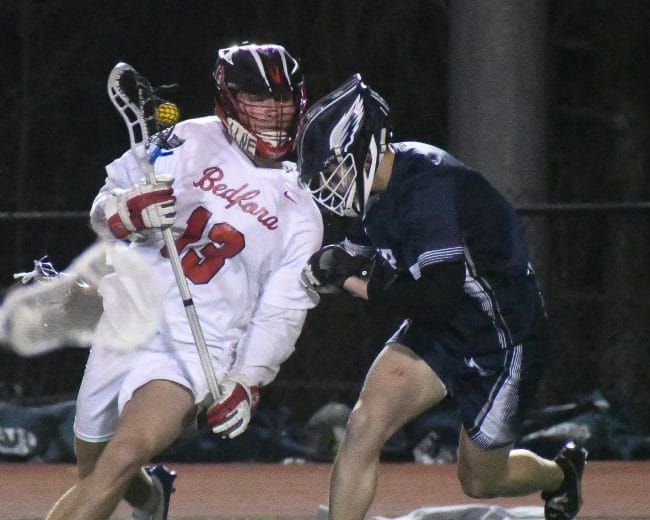 Bedford closes gap with Bishop Guertin for top spot in MerchSquared.com/NHHSSports Boys Lacrosse Coaches Poll