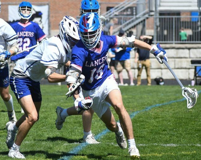 Londonderry boys lacrosse comes back, hangs on to beat Merrimack (video)