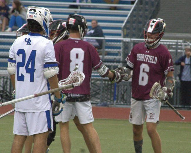 Proulx helps Derryfield boys lacrosse close out perfect regular season with win over Oyster River-Newmarket