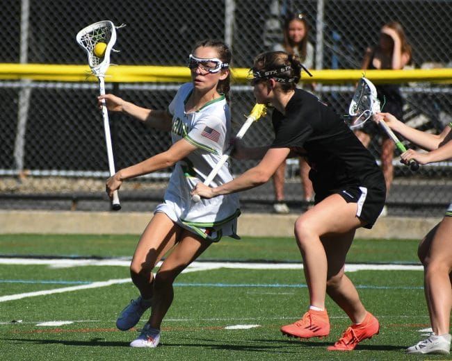 Bishop Guertin girls lacrosse gets going early to grab win over Bedford (video)