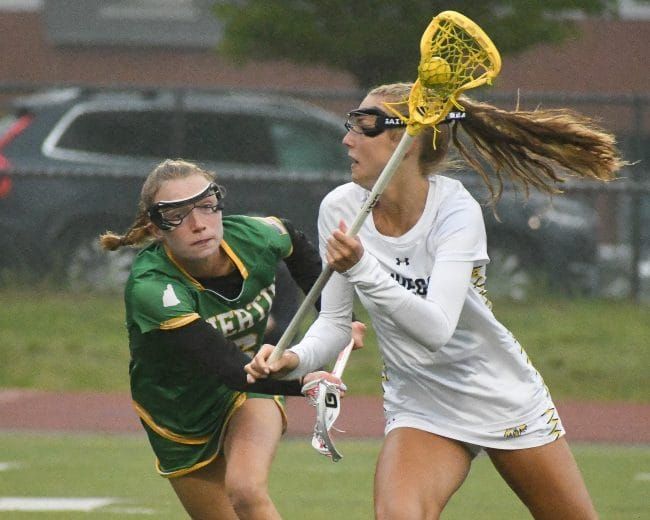 Souhegan girls lacrosse puts it together for first win over Bishop Guertin in seven years (video)