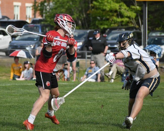 Coe-Brown boys lacrosse continues to roll with win over Bow (video)