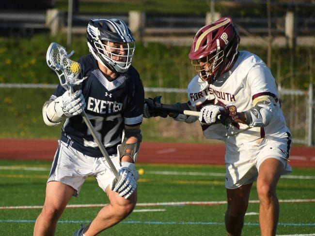 Exeter boys lacrosse takes another step with win over Portsmouth (video)