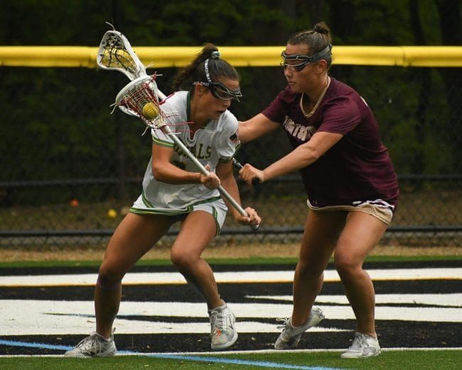 Portsmouth girls lacrosse strong from start to finish in win over Bishop Guertin (video)