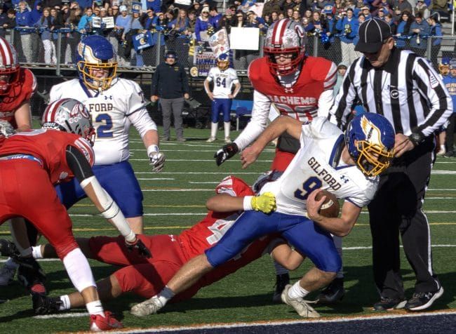 Butler, defense help Gilford knock off Laconia to win D3 football championship