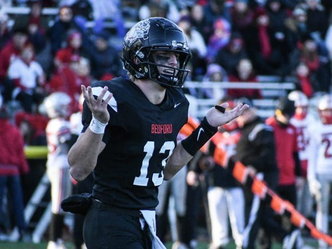 Matthews had a day to help Bedford football take home another title