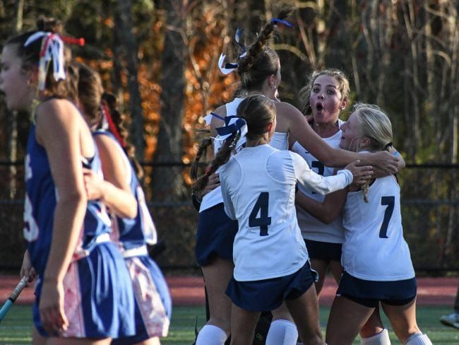 St. Thomas rolls past Mascenic to win D3 field hockey title (video)