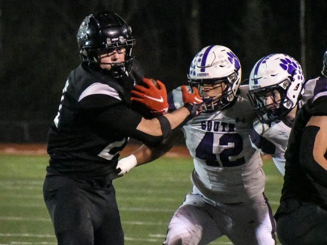 Bedford holds off Nashua South to return to D1 football title game (video)