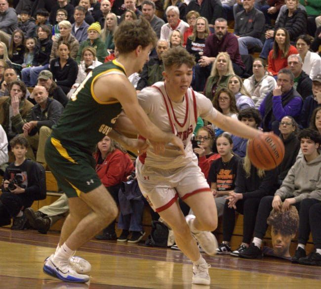 Trio leads Pinkerton boys basketball to win over Bishop Guertin in D1 quarterfinal