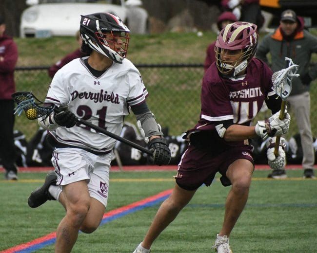 It was just your typical game between Portsmouth, Derryfield boys lacrosse teams (video)