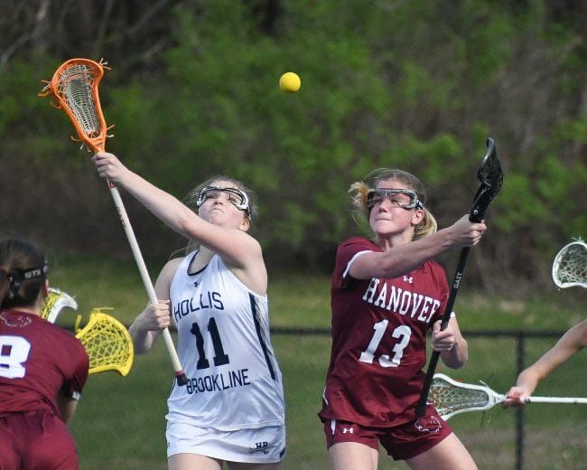 Girls Lacrosse Roundup: Big second quarter helps lift Hanover past Hollis Brookline (video)