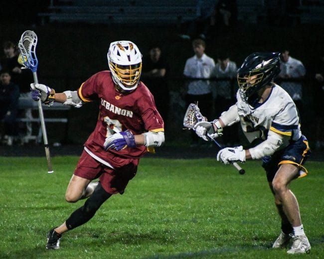Boys Lacrosse Roundup: Lebanon holds on to hand Bow first loss (video)