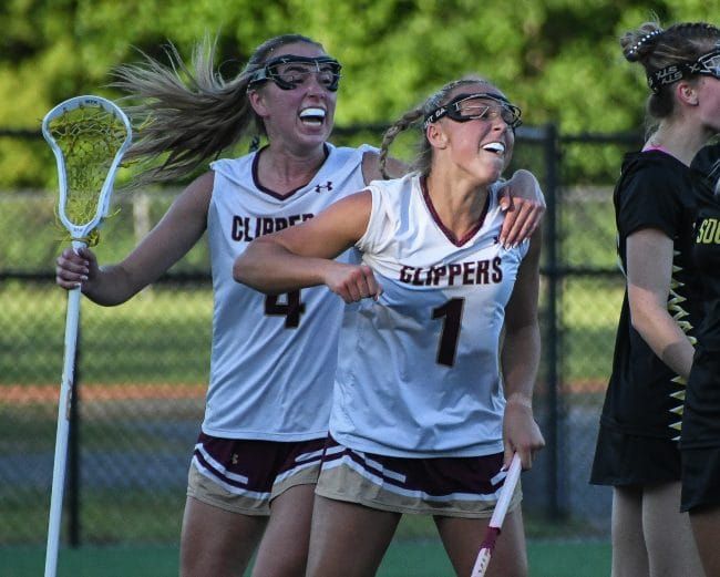 Portsmouth pulls away late to beat Souhegan, win 3rd D1 girls lacrosse title in a row (video)