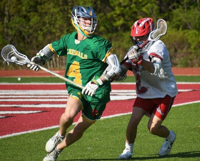 Bishop Guertin boys lacrosse pulls away in 4th quarter to beat Pinkerton (video)
