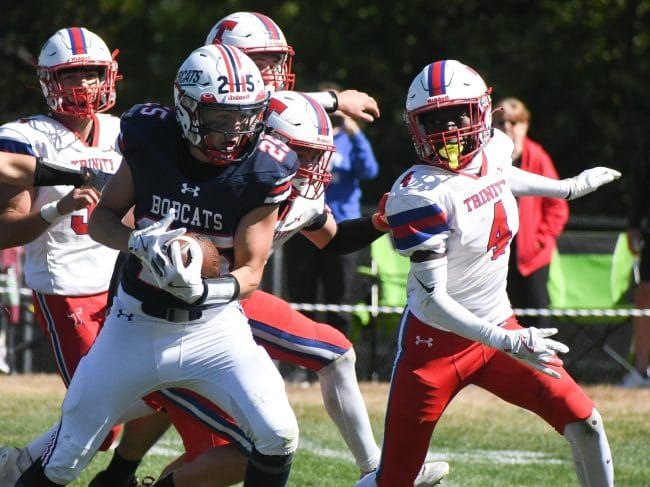 Football Roundup: Plymouth rumbles to win over Trinity (video)