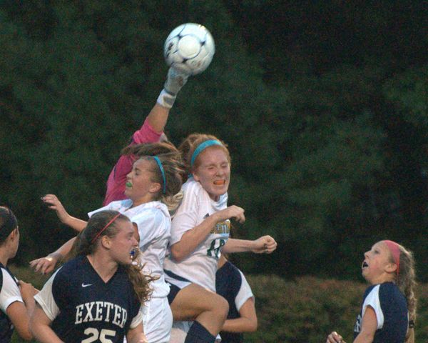Exeter, Bishop Guertin girls soccer battle to scoreless draw (video)