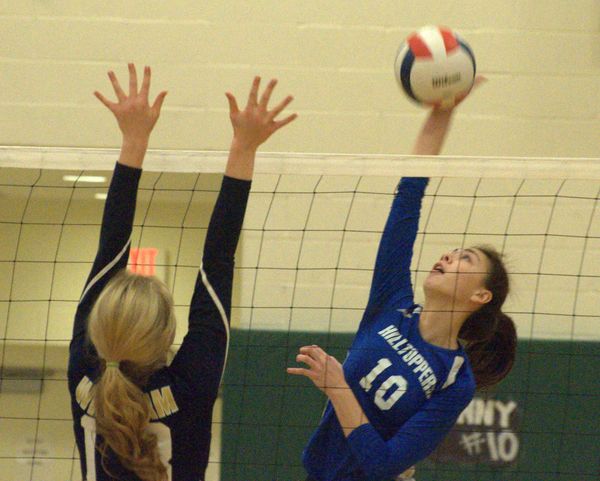 Somersworth girls volleyball comes back to beat Windham (video)