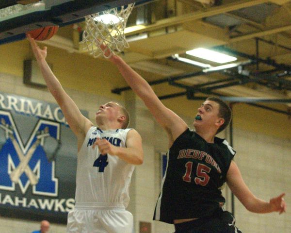 Defense leads Merrimack boys basketball past Bedford (video)