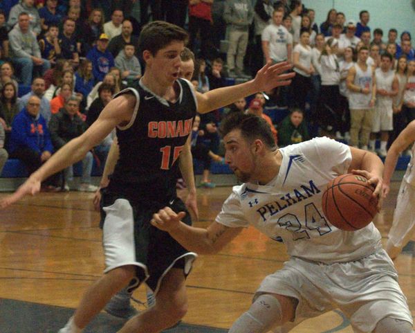 Conant boys basketball snaps Pelham's unbeaten streak (video)