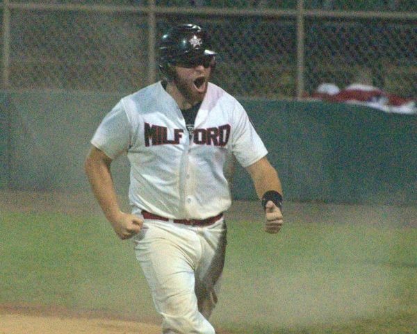 Milford Post 23 baseball scores late to get past Rochester Post 7