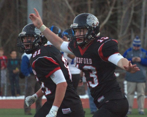 Bedford football completes comeback in OT to beat Merrimack, reach D1 final